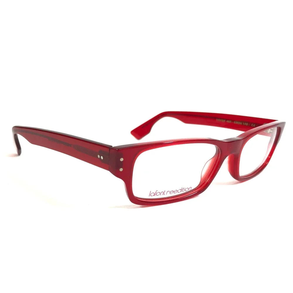 Jean Lafont Eyeglasses Frames TIBERE 462 Clear Transparent Red 52-16-148